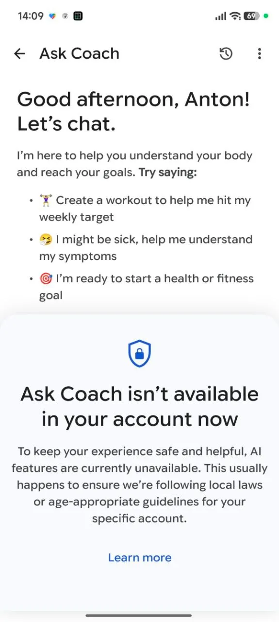 Fitbit AI assistant
